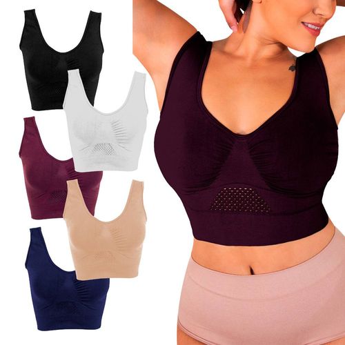 Kit de 5 piezas de Bra Fresh control más 1 camiseta gratis I Love Shape M 2024