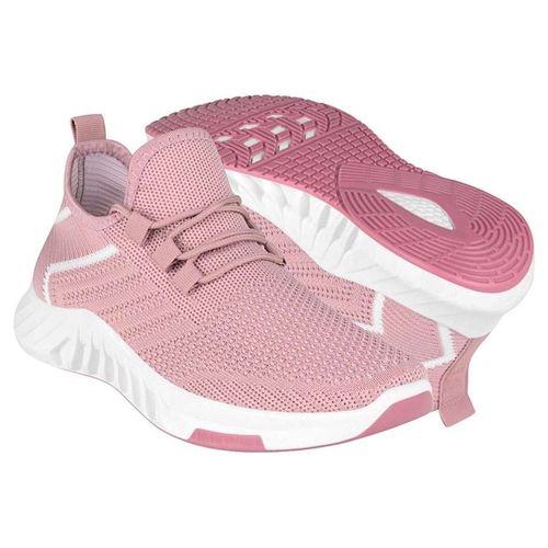 TENIS CASUALES DAMA VIA URBANA H742-2201 TEXTIL ROSA