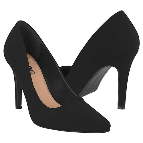 TACONES DAMA STYLO 25401 SUEDE NEGRO