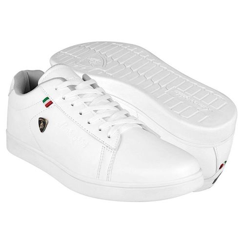 TENIS CABALLERO LAMBORGHINI 7828 SIMIPIEL BLANCO