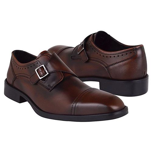ZAPATOS CABALLERO STYLO H02327 PIEL CAFÉ