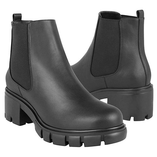 BOTINES CASUALES DAMA STYLO 16003 SIMIPIEL NEGRO