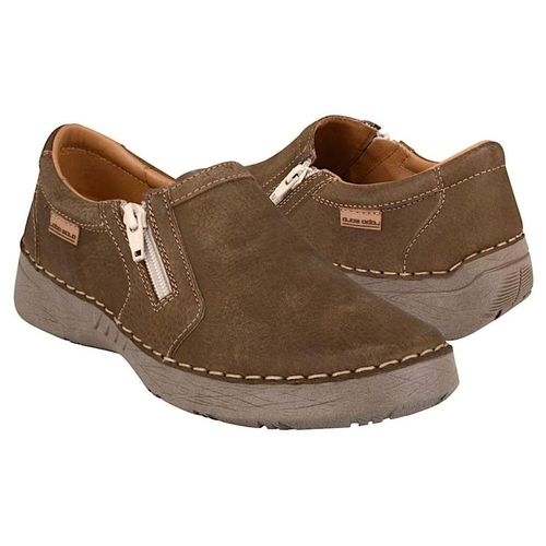 ZAPATOS CASUALES DAMA LOBO SOLO 5681 BUCK CAFÉ