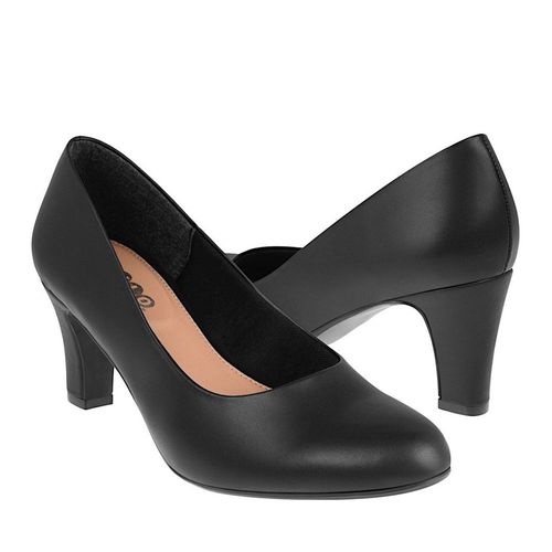 TACONES DAMA STYLO 34101 SIMIPIEL NEGRO