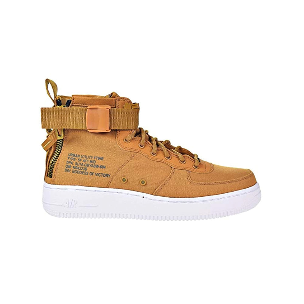 Tenis NIKE Sf Air Force Mid en café de mujer aj0424-700