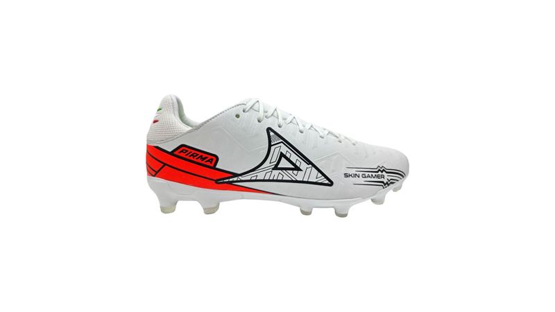 Tenis Pirma Futbol Tachos Skin Gamer 3046 Hombre Blanco/Rojo