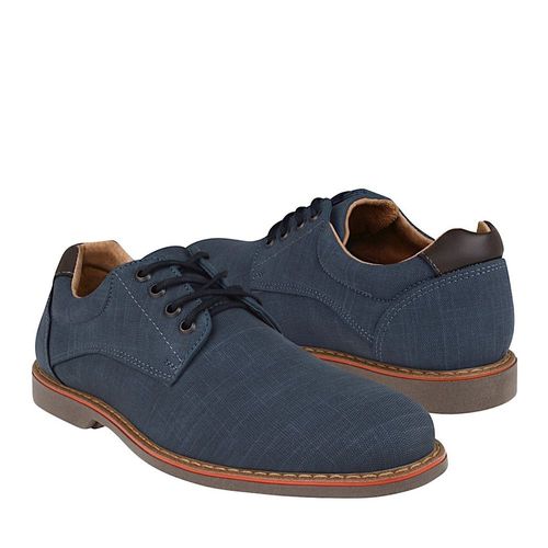 ZAPATOS CASUALES CABALLERO STYLO 20078 SIMIPIEL AZUL