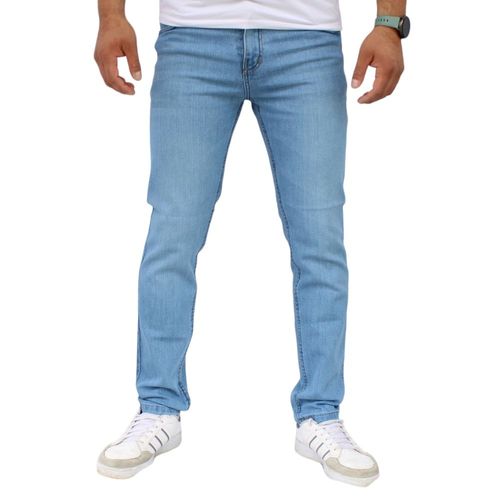 Pantalón de mezclilla Slim Fit color azul claro
