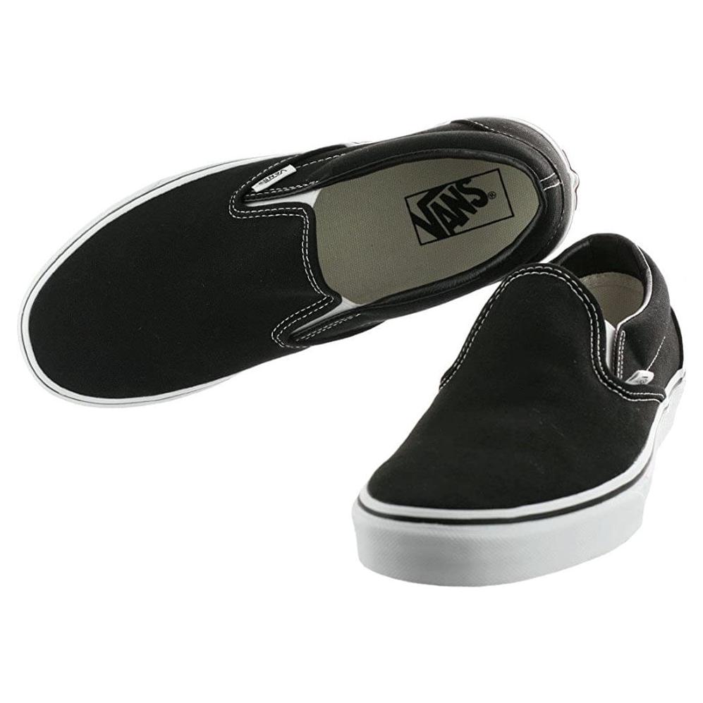 Zapatos Vans Blancos Vans Sin Cordones Plataforma Zapatillas De