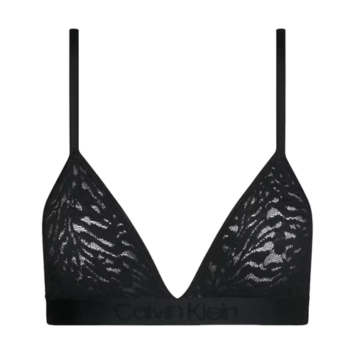 TOP CALVIN KLEIN BRALETTE DE ENCAJE NEGRO PARA MUJER