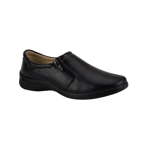 MOCASIN DAMA FLEXI CHOCLO DE PIEL CON CIERRE 89019