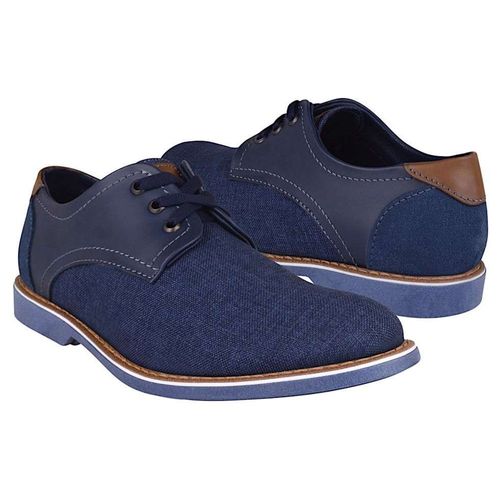 ZAPATOS CASUALES CABALLERO STYLO 20022 TEXTIL AZUL