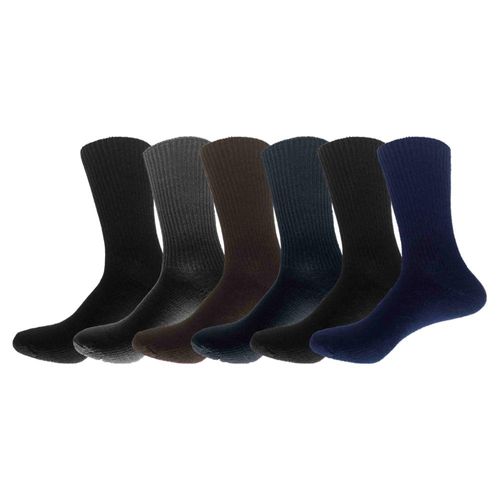 Pack 6 Pares Calcetin Caballero Gruesos con 6 Diferentes ColoresMod100