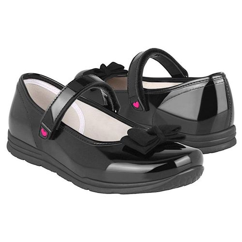 ZAPATOS ESCOLARES NIÑA NICK & WICK 5146 CHAROL NEGRO