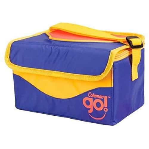 Hielera Flexible P/6 Latas Forro Antimicrobial Azul Coleman