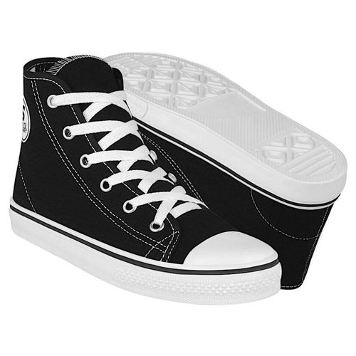 TENIS CASUALES DAMA STYLO 870 TEXTIL NEGRO 2