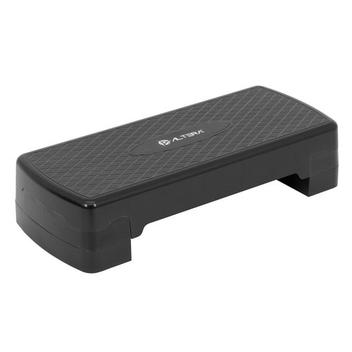 Banco Escalon De Ejercicio Step Rutinas Aerobics Ajustable Negro