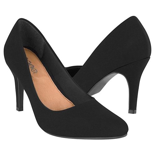TACONES DAMA STYLO 24201 SUEDE NEGRO