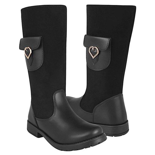 BOTAS NIÑA STYLO 17271 SUEDE NEGRO