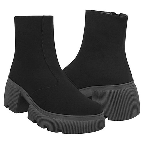 BOTINES DAMA STYLO 71034 SUEDE NEGRO