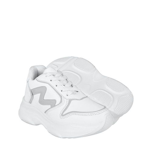 TENIS CASUALES NIÑAS STYLO 18970 SIMIPIEL BLANCO 18-21