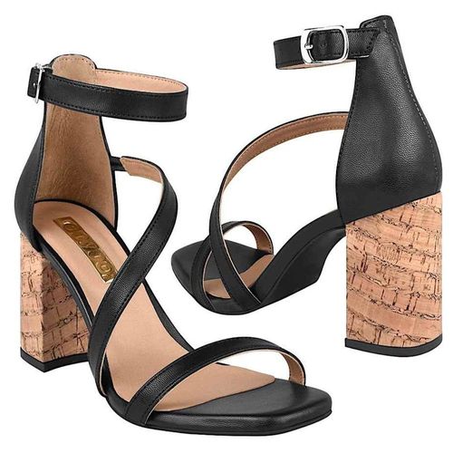 SANDALIAS CASUALES PARA DAMA STYLO 5004 SIMPIEL NEGRO