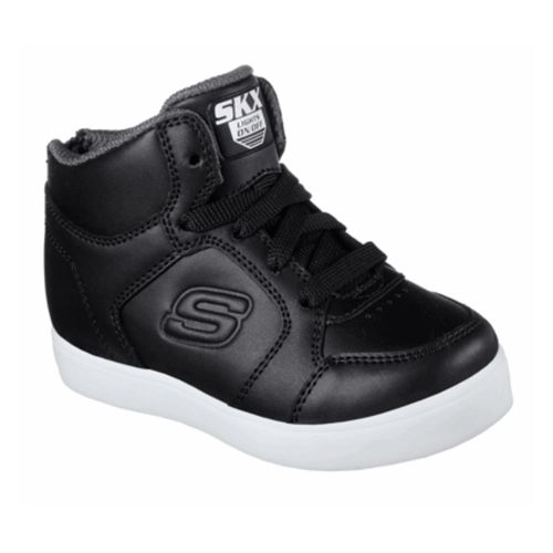 Tenis Skecher S Lights negro para niño 90630NBLK
