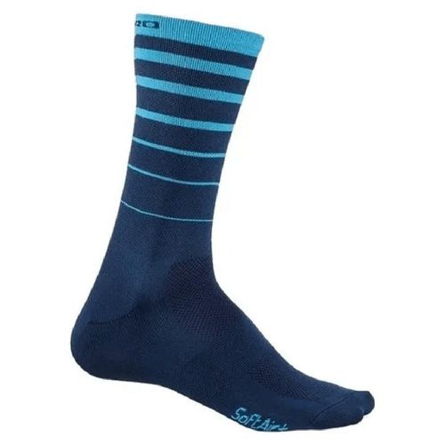 Calcetines Giro Comp Racer High Rise Azul Rayado Ciclismo