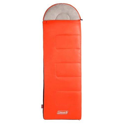 Bolsa Dormir Sleeping Bag Naranja Gorro Campismo Coleman
