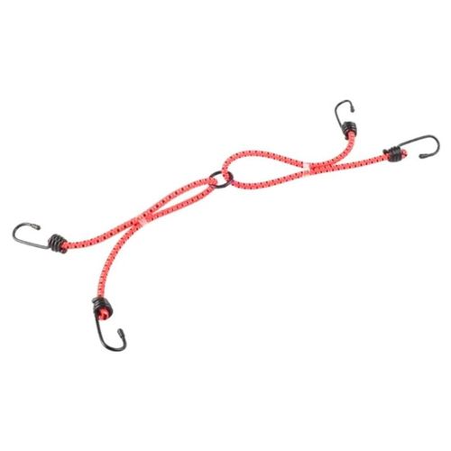 Cordones Elásticos Rojos Coleman De 4 Puntos Con Ganchos
