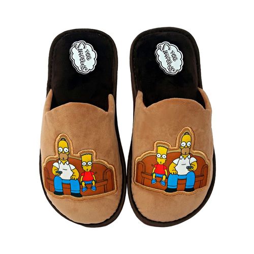 Pantufla Los Simpson Para Caballero Color Café