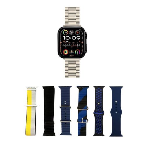 Reloj inteligente Gadgets&Fun  7 correas intercambiables Azul