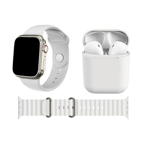 Box set Reloj inteligente y Audifonos Gadgets&fun Blanco