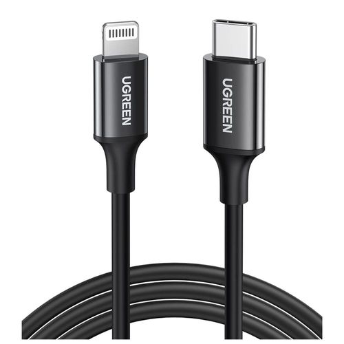 Cable Usb C a Lightning Ugreen MFI Carga Rápida 1m