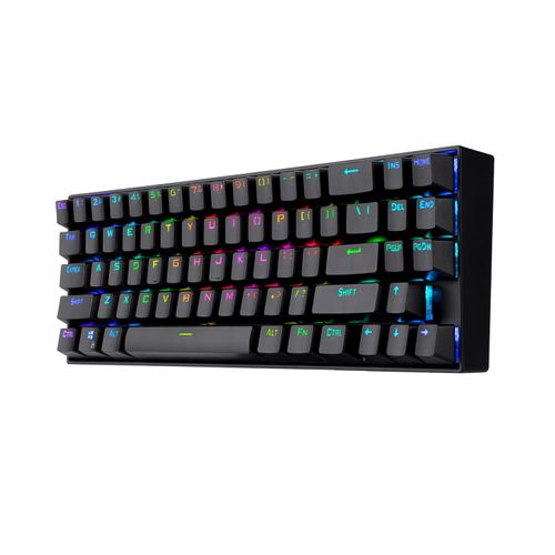 Teclado Gamer Redragon Deimos Negro 70% ingles Red Switch