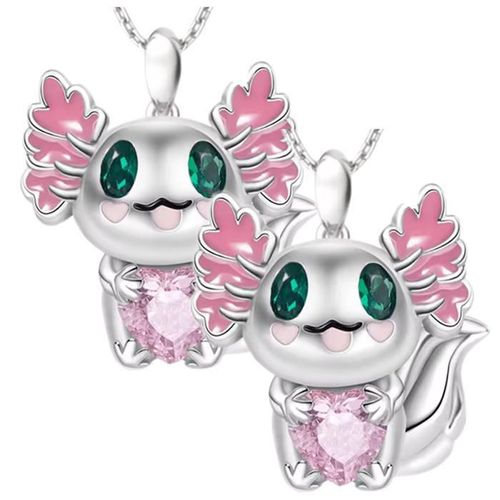Collar con Dije de Axolotl AxolotlNeck07 MXCKX-002 Cadenas Modenas de Animales