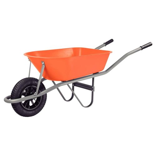 Carretilla Tramontina Caja Honda Naranja 55 L.