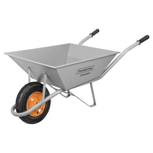 Carretilla Tramontina Reforzada Gris 65 L.