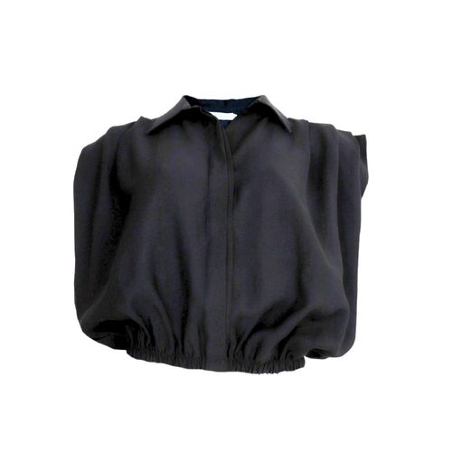 Blusa de escote en v Behla J&B Talla M Color Negro