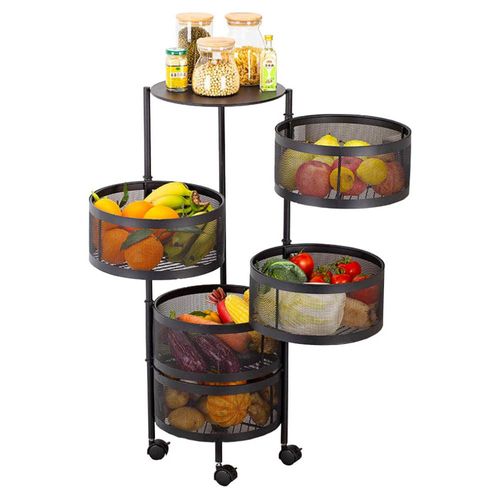 Carrito Organizador Multiusos 5 Niveles Frutero Cocina 360