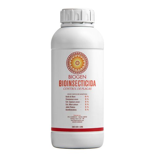 Bioinsecticida Control Plagas Biogen Biocure 1lt