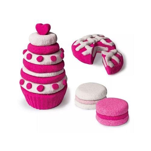 Kinetic Sand Arena Cinética 1 Lb Rosa Y Blanca Spin Master