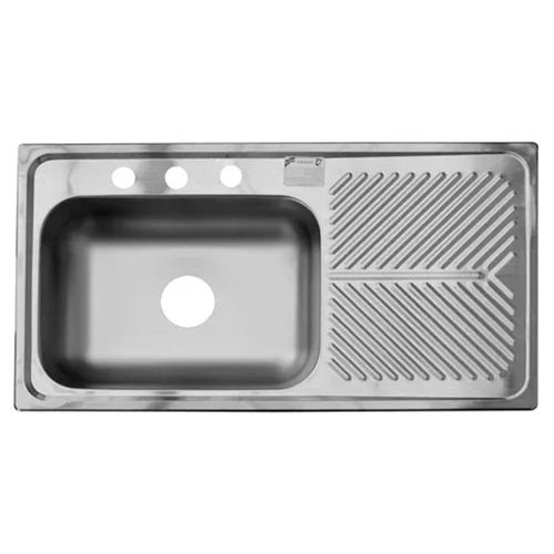 Fregadero Cocina Empotrar 1 Tina 101x54x15 Eb M202 Derecha