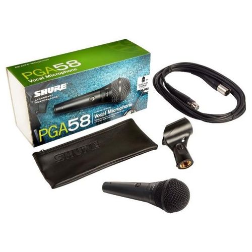 Shure Micrófono Vocal dinámico cardioide PGA58-XLR