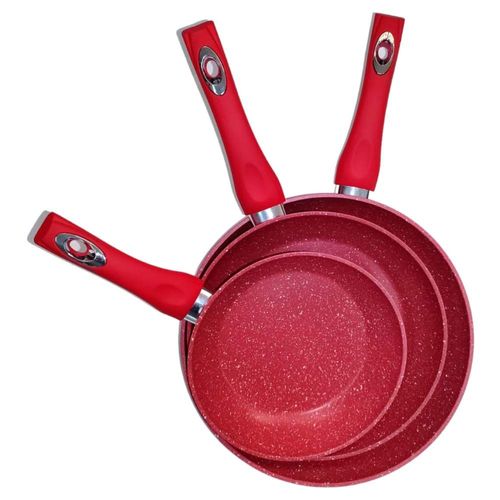SET DE SARTENES Z630 Rojo