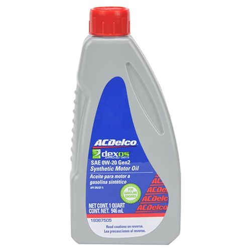 Aceite 100% Sintético 0w20 Dexos 2 946 Ml