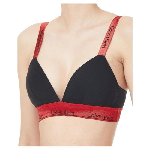 TOP BRALETTE CALVIN KLEIN TRIANGULAR COLOR NEGRO PARA MUJER