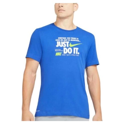 PLAYERA CASUAL NIKE AZUL CABALLERO DO1506-480