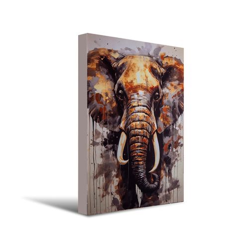Cuadro Ilios Innova Decorativo Fotografía Artística Elefante 80x120cm