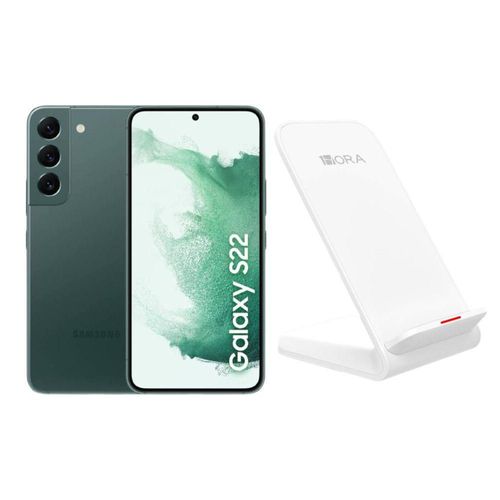 Galaxy S22 128GB Verde Reacondicionado más Base Cargador
